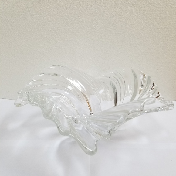 10057 NIB Mikasa Crystal Belle Epoque 11" Dish Bow - Picture 6 of 8